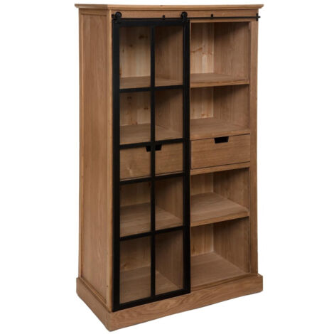 Vitrine 2 tiroirs Longueur 80 x Profondeur 40 x Hauteur 150 cm