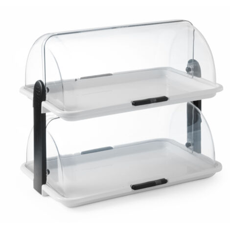 Vitrine alimentaire avec double couvercle RollTop - Hendi 871713