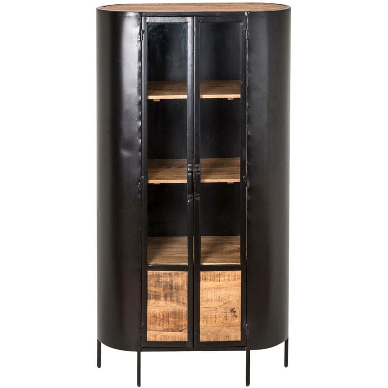 Made In Meubles - Vitrine en métal Achille