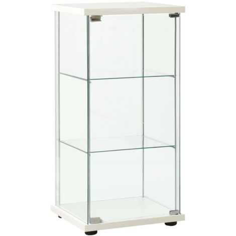 Vitrine aus Sicherheitglas Weiß