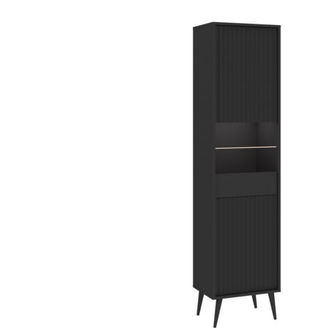 Vitrine BARCELONA - 1 Porte Gris