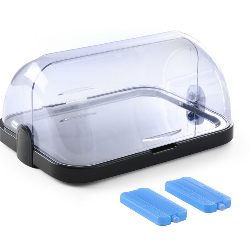 Vitrine alimentaire réfrigérée avec inserts 44x32x20,5cm Hendi 871805