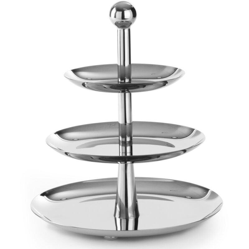 Bighouse It - Présentoir à gâteaux étagé pour biscuits et pralines, pliable en 3 étapes - Hendi 429914