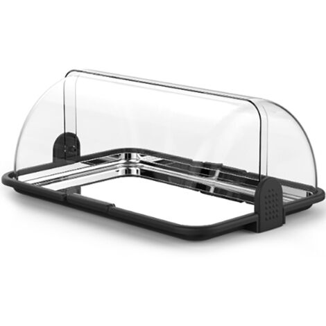 Vitrine buffet avec couvercle à enroulement 465 x 315 x 195 mm - Hendi 871775
