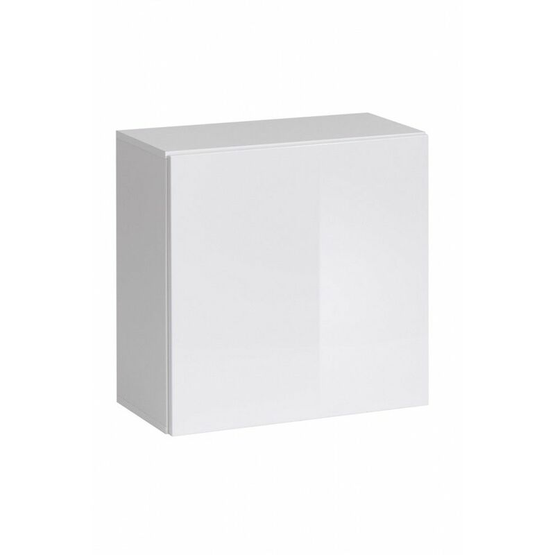 asm petit mobilier - vitrine switch sw 3 60 cm x 30 blanc livraison gratuite