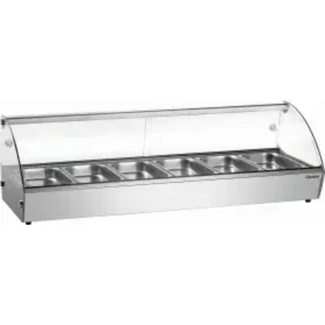 Vitrine chaude - 6 x GN 1/3 - Bartscher