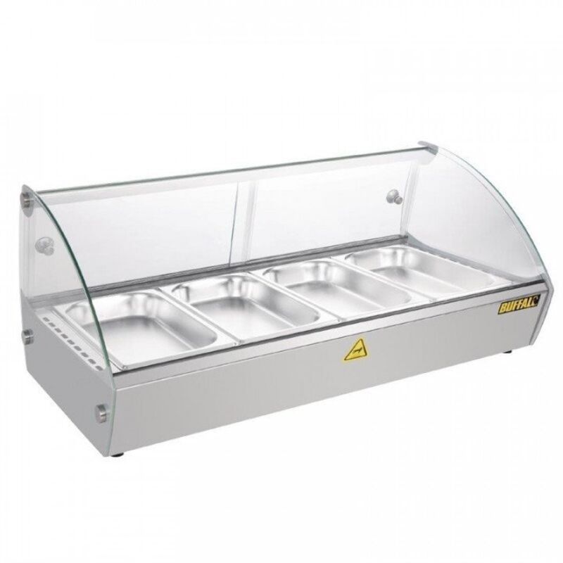 Vitrine chauffante 4 x GN 1/3 (P) 40 mm, 500 W, 220 V - MONO