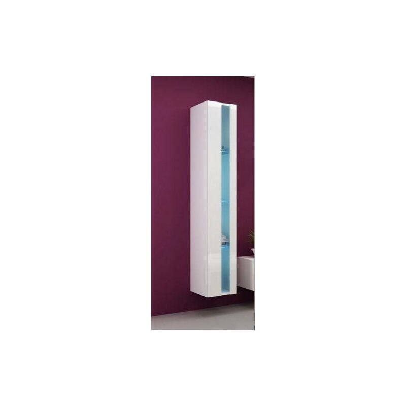 Azura Home Design - Vitrine Colonne oslo, chelsea 40 cm plusieurs couleurs - Blanc