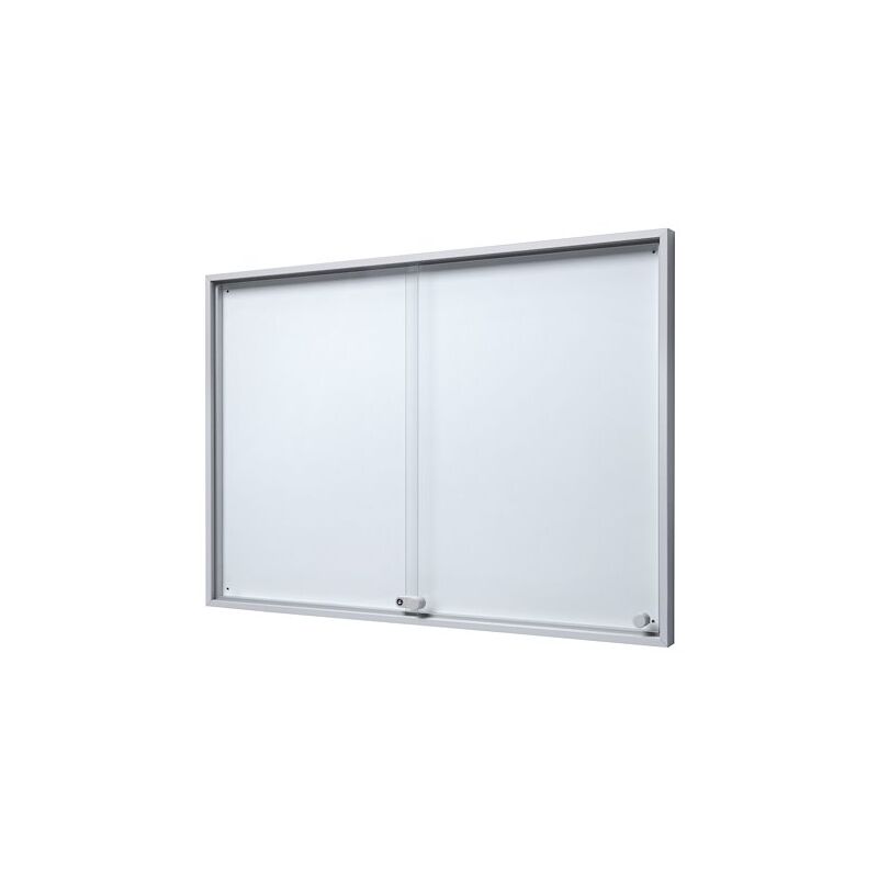 Sans Marque - Vitrine d'affichage intérieur fond acier laqué - 8 feuilles