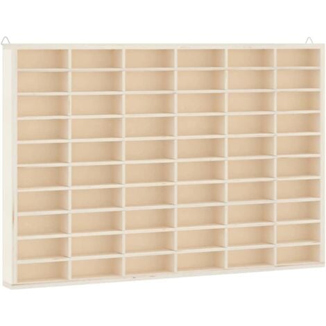 Vitrine de collection en bois avec 60 compartiments vidaXL