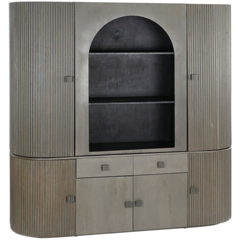 Vitrine Jamun Verre 177X40X180 Gris
