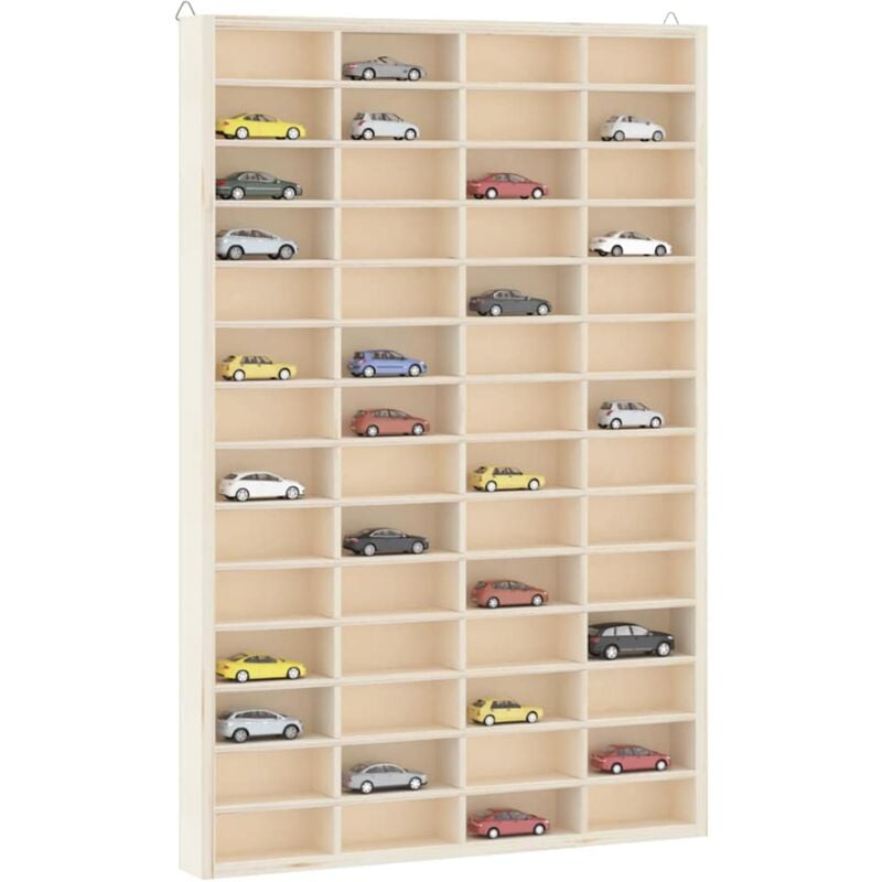 Vidaxl - Vitrine de collection en bois avec 56 compartiments
