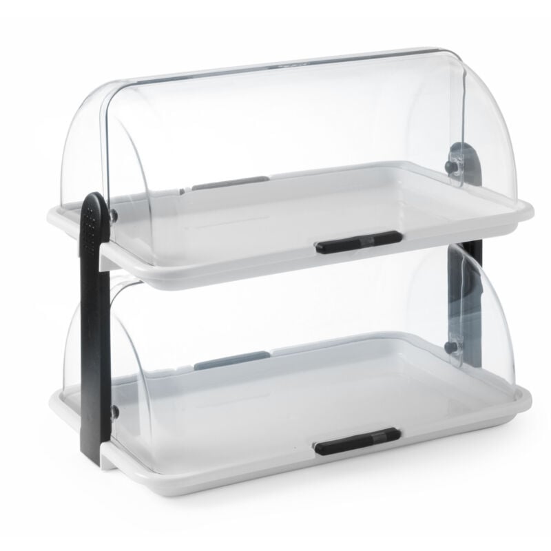 Vitrine alimentaire avec double couvercle RollTop Hendi 871713