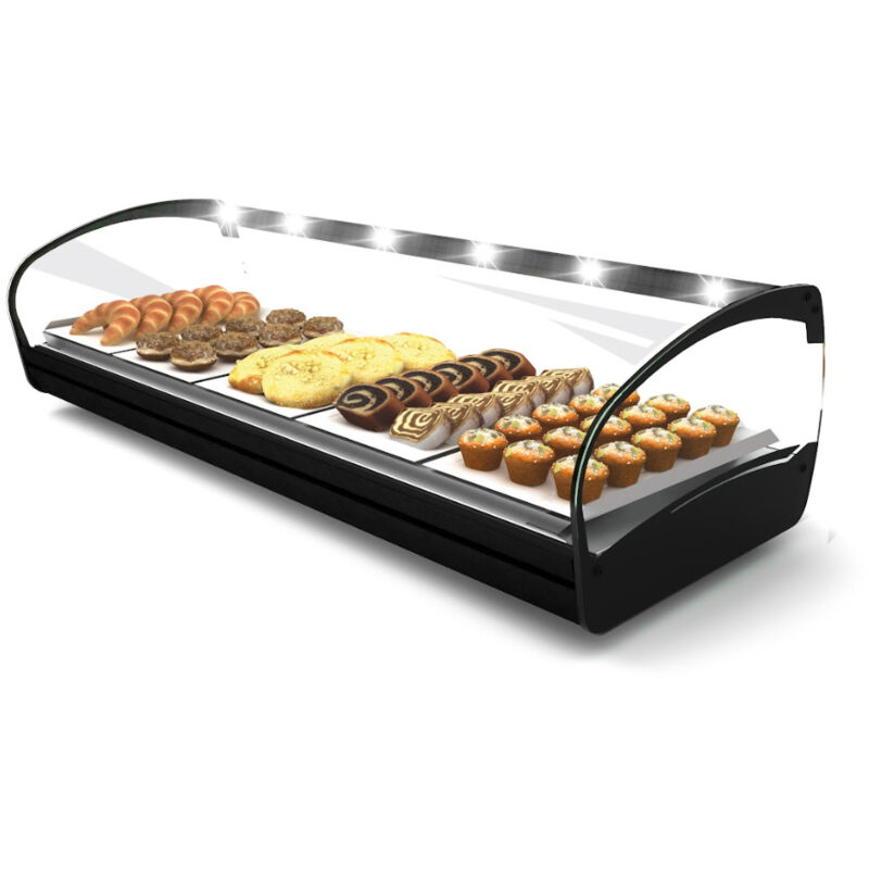 Vitrine Réfrigéré Tapas Série shark 1P Version Neutre - L 840 / 1190 mm - Sayl