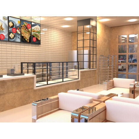 Vitrine Réfrigérée Série Drop-In 2 Niveaux - 600x850 mm - SAYL