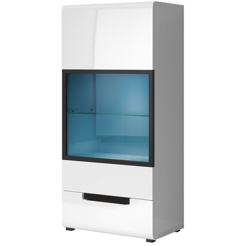 Meublorama - Vitrine suspendue, collection lucia moyen modèle.