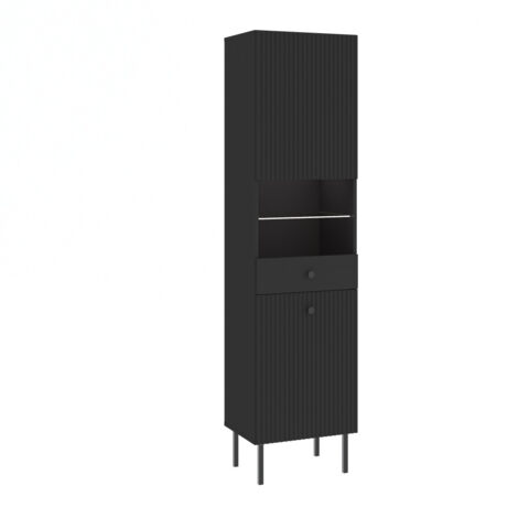 Vitrine VIENA 1 Porte Gris