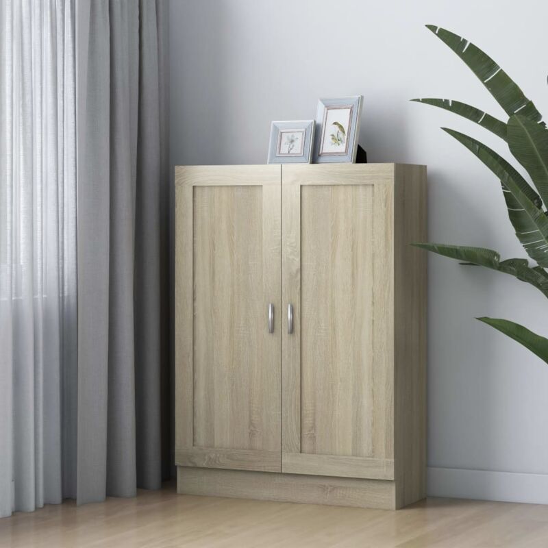 Bücherschrank Sonoma-eiche 82, 5x30, 5x115 Cm Holzwerkstoff - Vidaxl