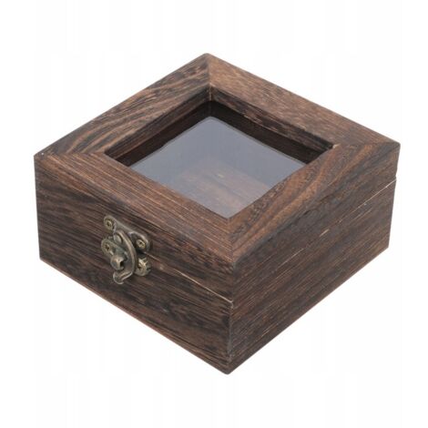 Vitrines élégantes en bois et acrylique, adaptées aux objets de collection et de décoration.