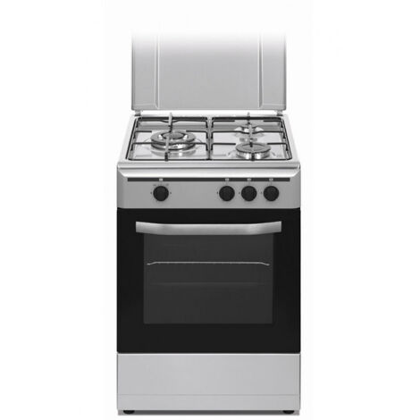 Vitrokitchen CB5530IN - Cocina De Gas Natural 3 Zonas Coccion Inox
