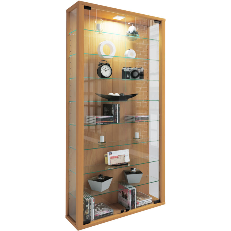 Ebuy24 - Vitrine murale Vitrosa h. 114 x l. 59 x p. 18 cm Enregistrer