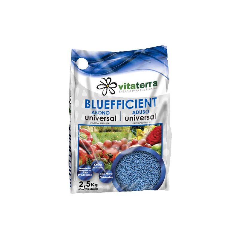 Vitaterra - Vitterra Universal Bluefficient Engrais 10-10-20, saco 2,5 kg