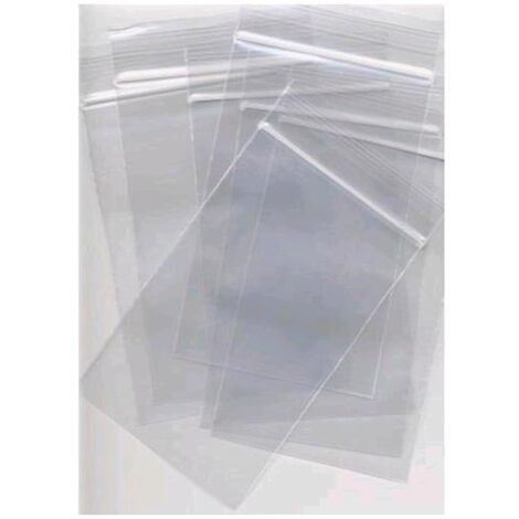 Viva Buste A Zip 3125 Trasparenti In Polietilene 50 Micron 350 X 450 Mm Confezione Da 100