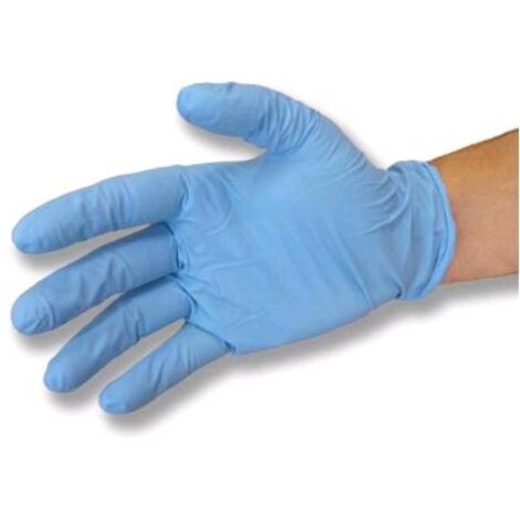 Viva Guanti in Nitrile Azzurri Taglia Grande Monouso 100 Pezzi