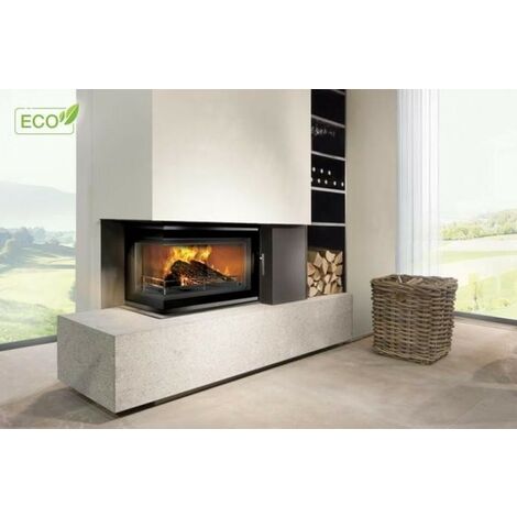 Viva – Insert cheminée à bois 13,5 kW – Efficacité 74,1 % – Capacité de chauffage 135 m² – Diamètre conduit 180 mm – Écoconception