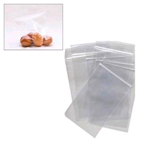 Viva Sacchetti Zip Trasparenti 30x40 Cm - Pe 45 Micron - Idonei Alimenti - Conf. 100 Pezzi