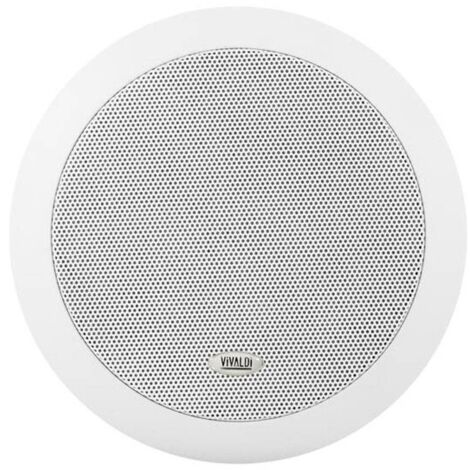 Vivaldi diffusore giove rotondo 25w 8ohm bianco da incasso round12