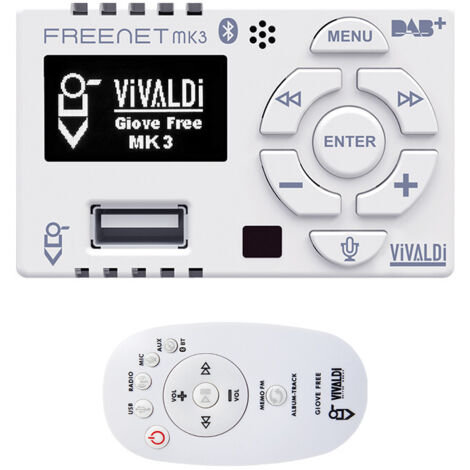 Vivaldi Giove Gerät HIFI 25+25W RS48 FREENETMK3.W