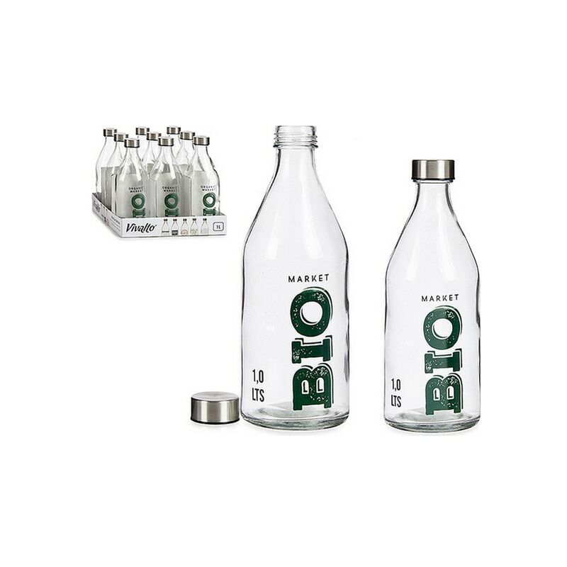 

Botella Bio Vidrio Acero 1000 Ml