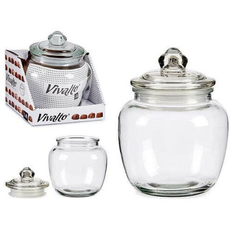 Vivalto Glasbehälter 1400 ml (14,5 x 19 x 14,5 cm)