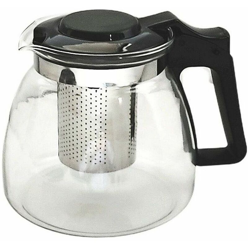 

Tetera Plástico Vidrio Acero Inoxidable (900 ml) - Vivalto