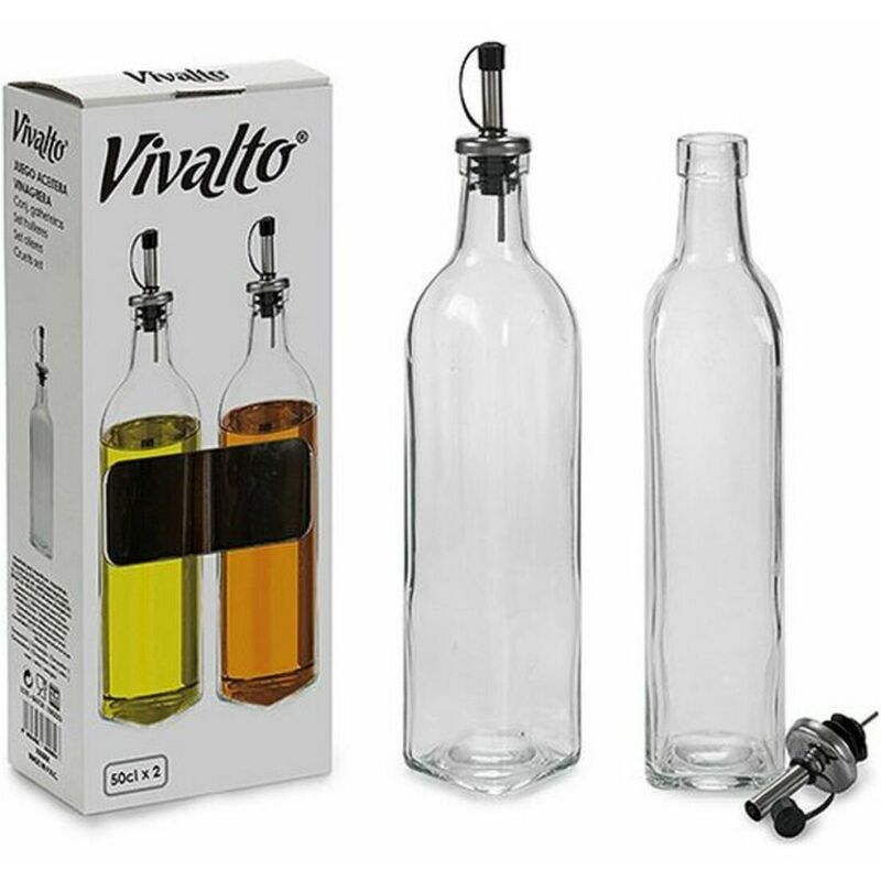 

Vivalto Vinagrera Vivalto Transparente (500 ml) (0,5 L) (5,7 x 29,5 x 5,7 cm)