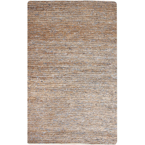 VIVARAISE - Tapis Parry en chanvre et laine - Gris - 160 x 230 cm