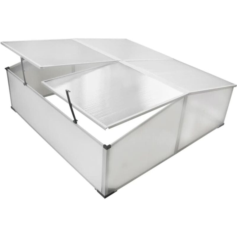 

vidaXL Vivero para Plantas Invernadero con 4 Tapas 108x110x41 cm - Transparente