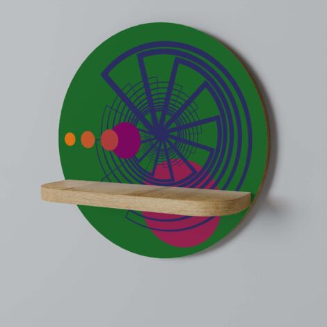 VIVID COLORWHEEL Rundes Regal