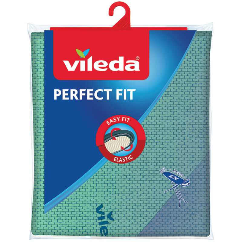 Vileda Perfect Fit Housse de planche à repasser Coton Bleu
