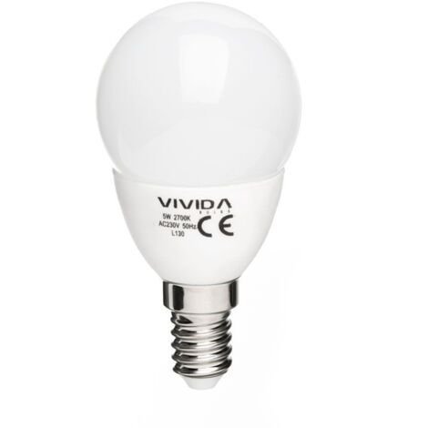 Vivida - E14 Sferetta LED SMD 5W 4000K  460lm