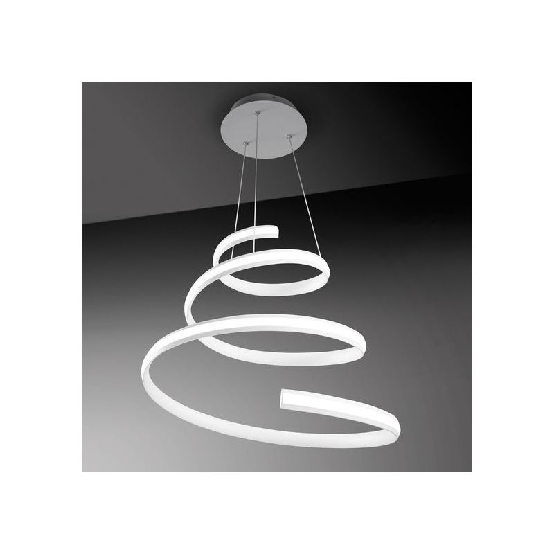 Vivida International - Vivida - Spiral Suspension LED 40W Dimmable Blanc 4000K