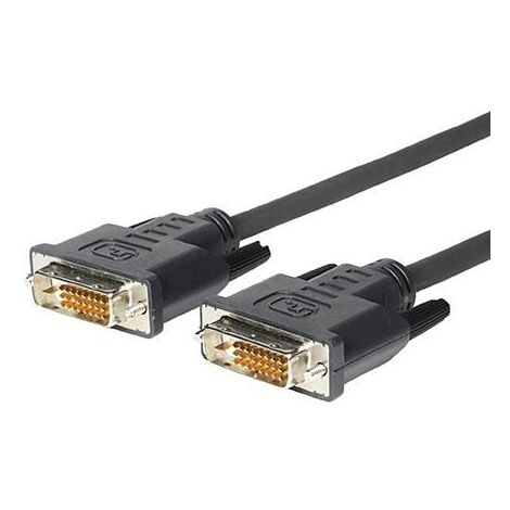 Vivolink - 3m dvi-d m/m - câbles dvi (dvi-d, dvi-d, mâle, mâle, or, noir)