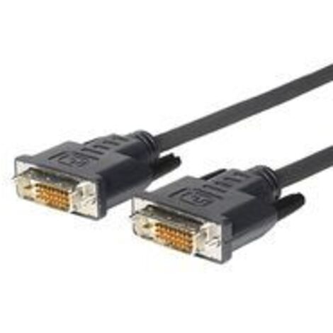 Vivolink - 3m dvi-d m/m - dvi-Kabel (dvi-d, dvi-d, männlich, männlich, gold, schwarz)
