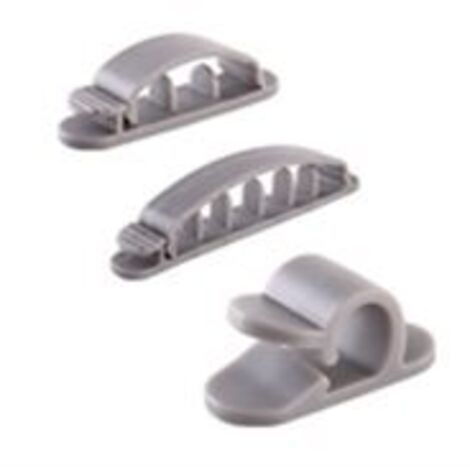 Vivolink Brücke Kabelhalter VLCBKITB, Kabelhalter, W125819279 (VLCBKITB, Kabelhalter, Tisch/Wand, Polypropylen (PP), Schwarz)