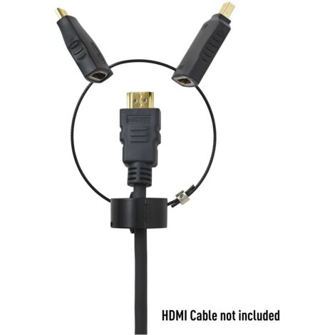 VivoLink PROADRING2 HDMI-Kabeladapter HDMI Mini + HDMI Micro Schwarz - Kabeladapter (HDMI, HDMI Mini + HDMI Micro, Stecker / Buchse, Schwarz)