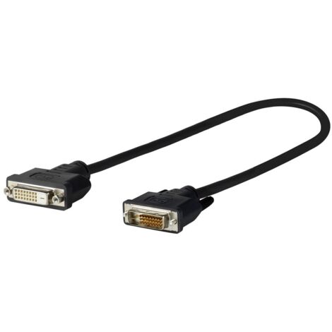 Vivolink PRODVIADAPDVI  DVI cable DVI 0.2 m DVI-D Noir