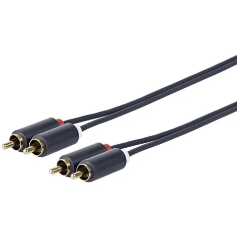 Vivolink PRORCARCA2 cable de audio 2 m 2 x RCA Noir