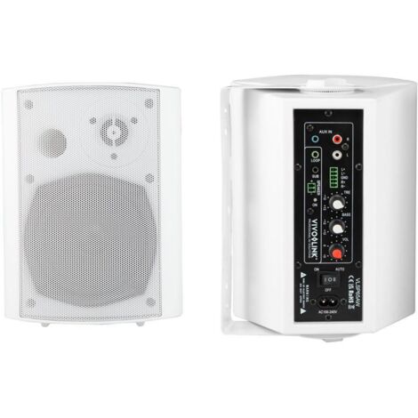 Vivolink VLSP65AW Haut-parleur à 2 voies Sans fil Blanc Câblé 60W