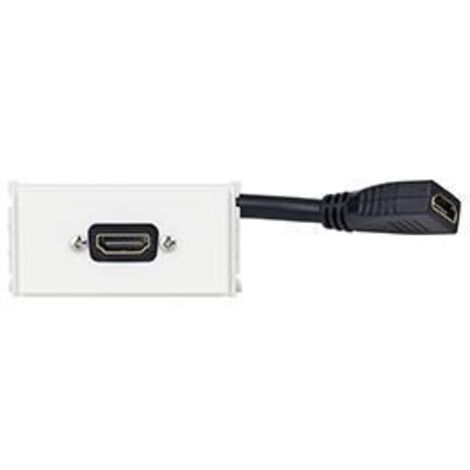 Vivolink WI221273 Presa di corrente HDMI bianca